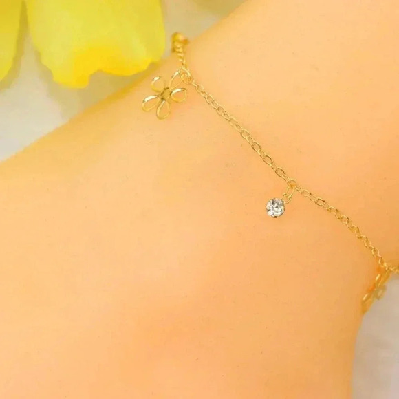 "Minimalist Anklet, Sleek & Modern Design, Women’s Fashion, YC110212-A - Picture 3 of 10